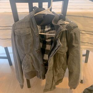 TNA Winter Jacket - Grey - extra small